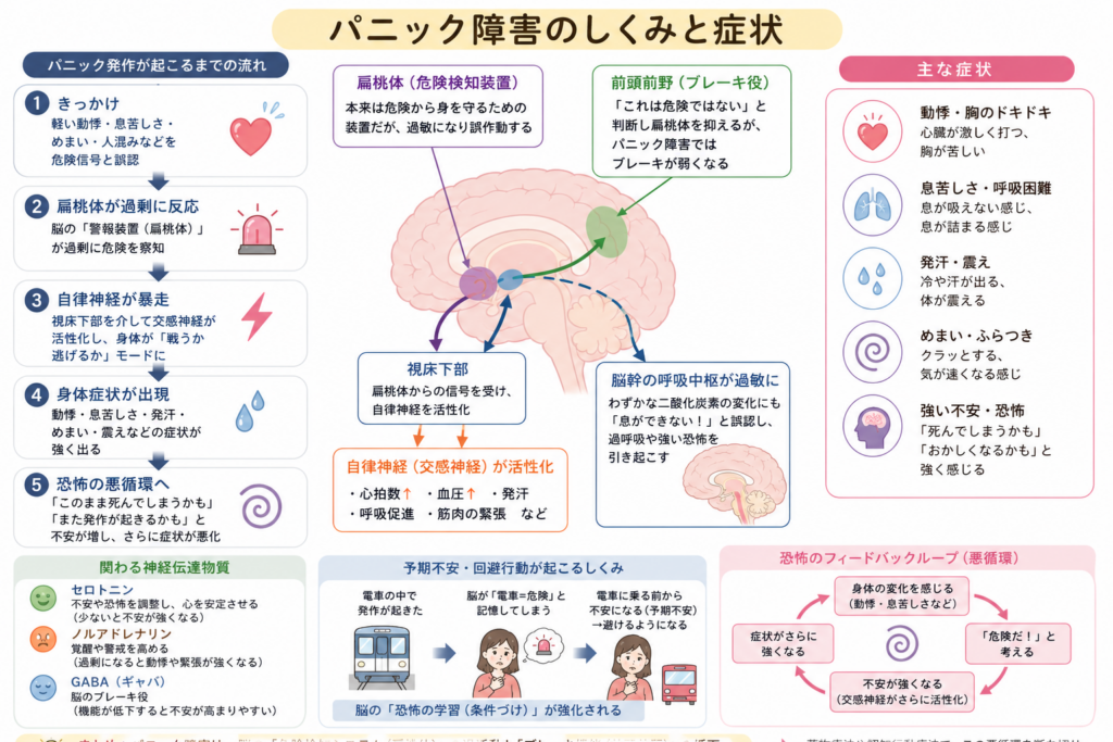 パニック症状でお悩みの皆様へ